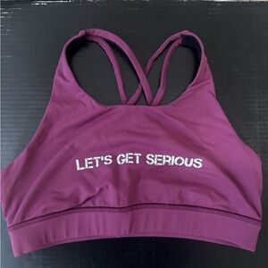 LGS Maroon Sports Bra